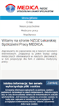 Mobile Screenshot of nzozmedica-waw.pl
