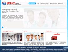 Tablet Screenshot of nzozmedica-waw.pl